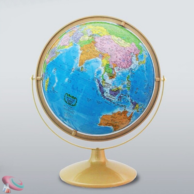 32cm 지구본 상하좌우 360도 회전지구본 철제스탠드세트 실습용 학습용